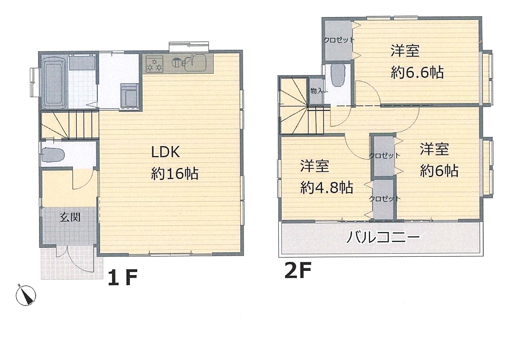 間取図 　3LDK